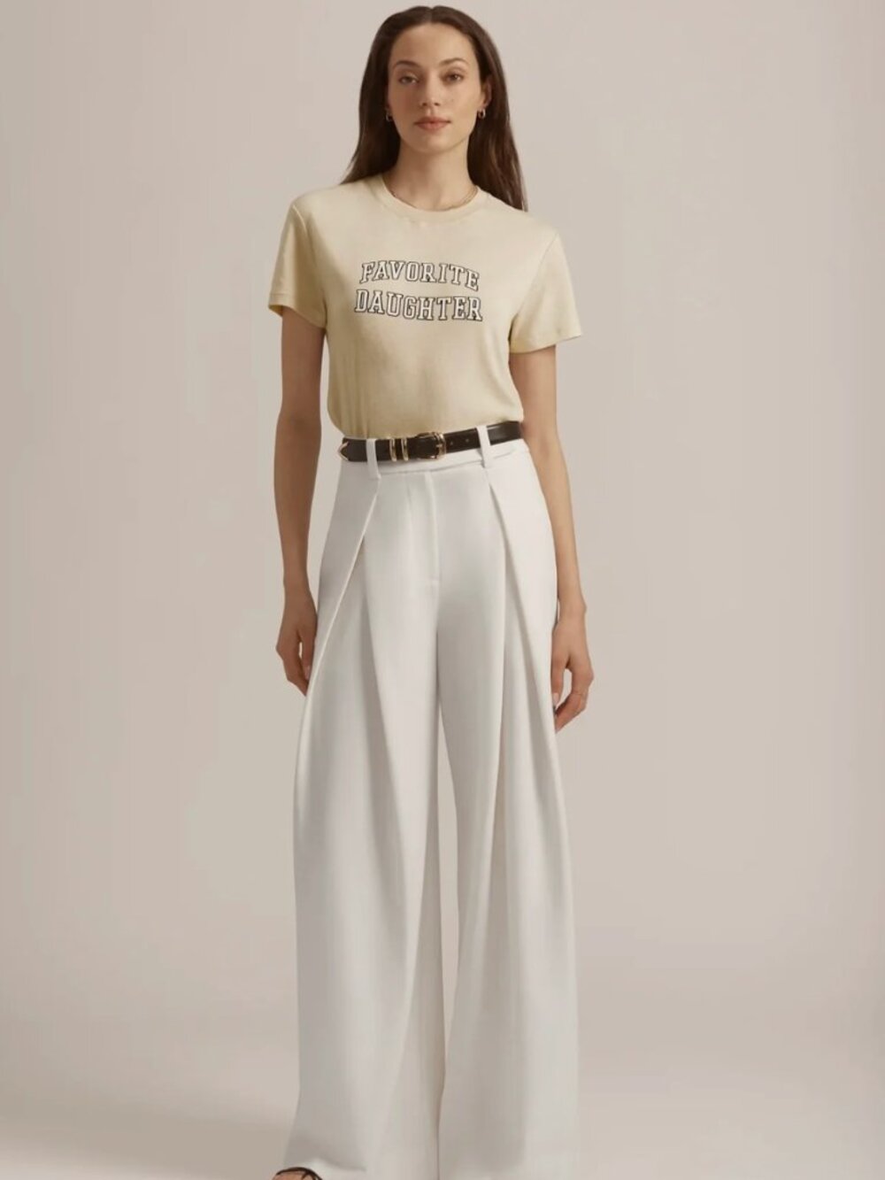 Favorite Daughter The Cropped Collegiate Tee